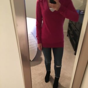 Banana Republic Merino-Blend V-Neck Sweater Sz M